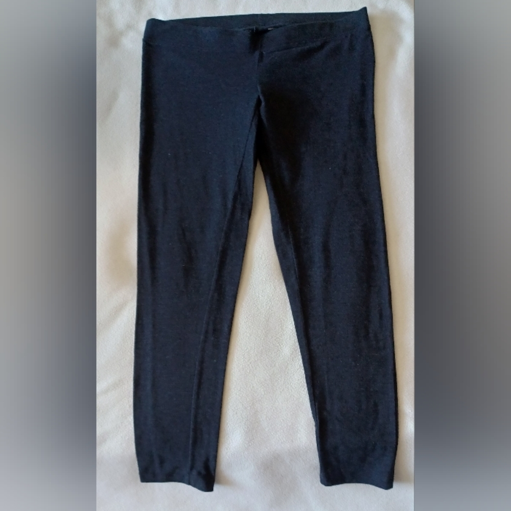 Dark gray maternity leggings (small)
